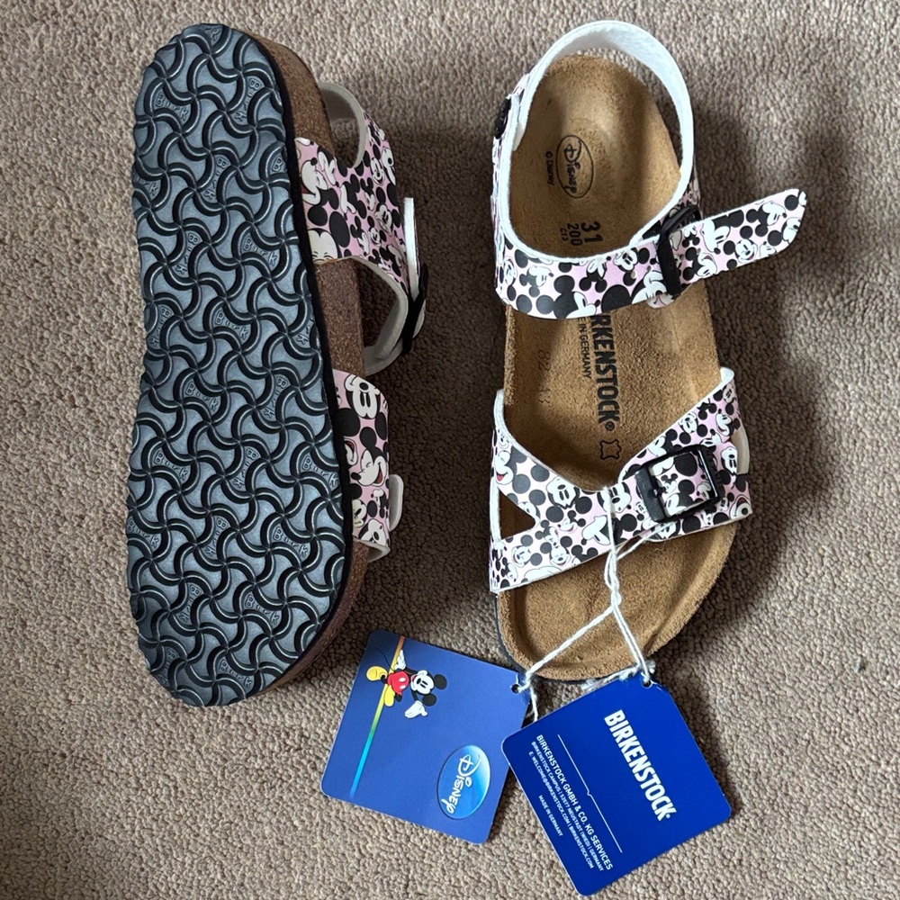Birkenstock Kids Sandals - Black and White